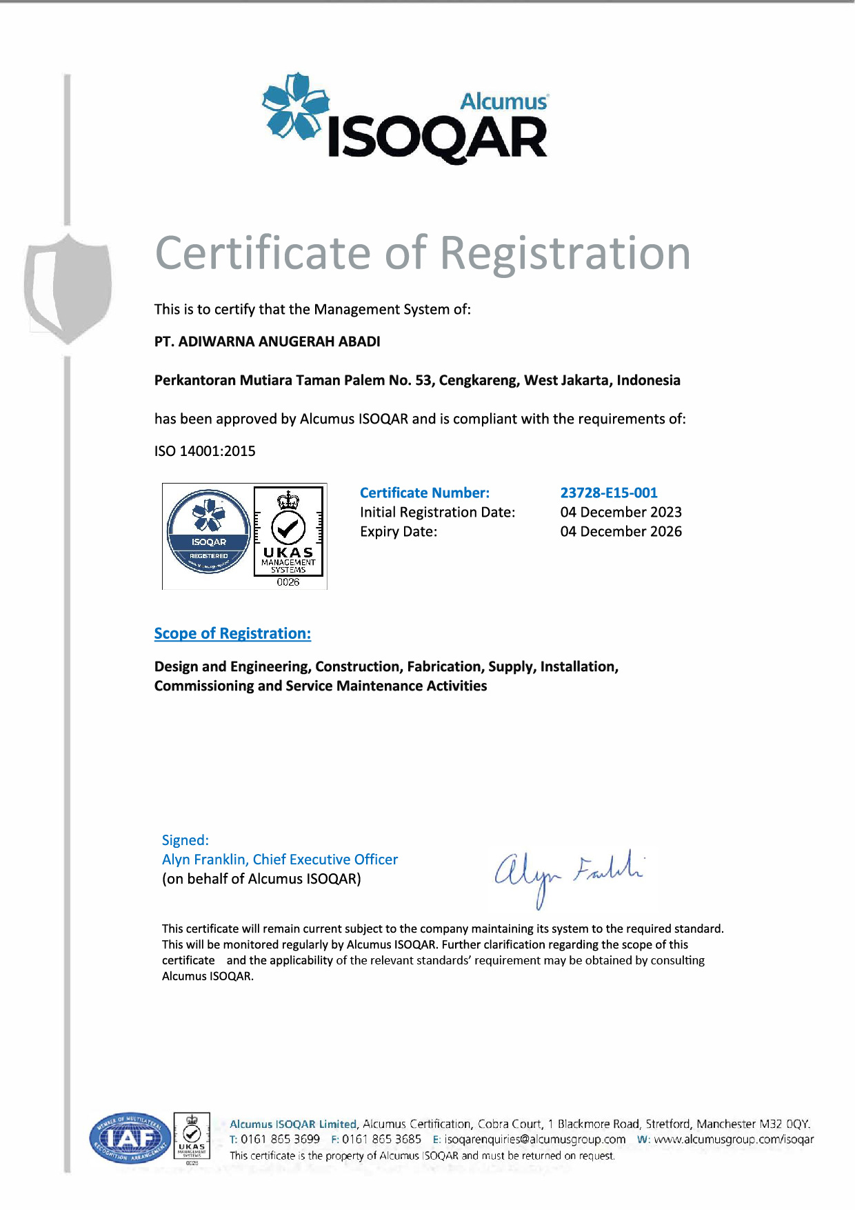 ISO 14001:2015