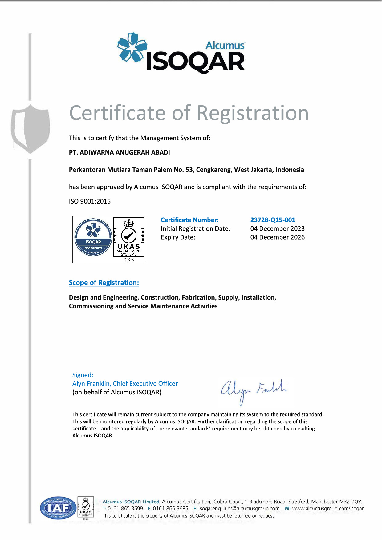 ISO 9001:2015