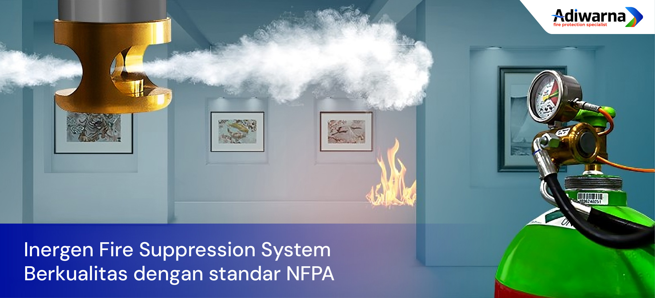 Quality Inergen Fire Suppression System with NFPA standard