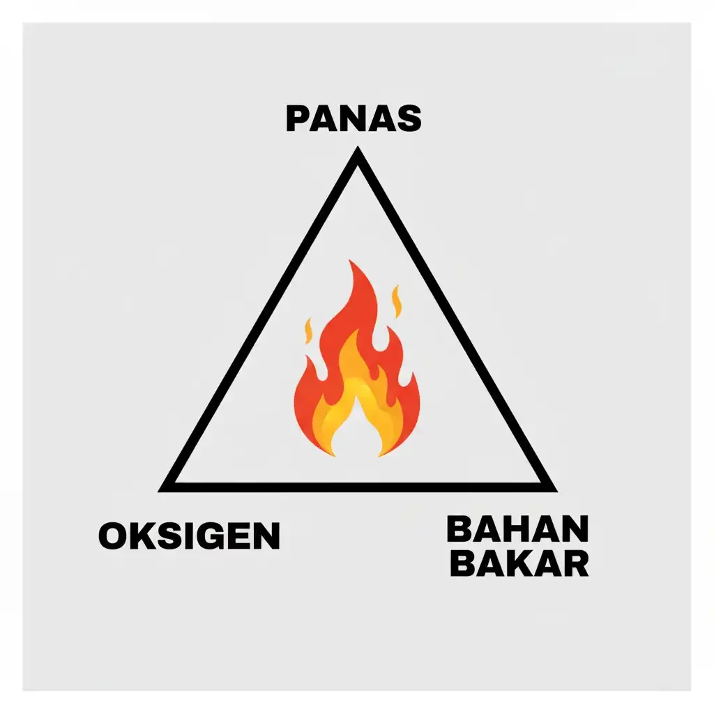 CO2 Fire Suppression System - PT Adiwarna Anugerah Abadi Tbk fire triangle