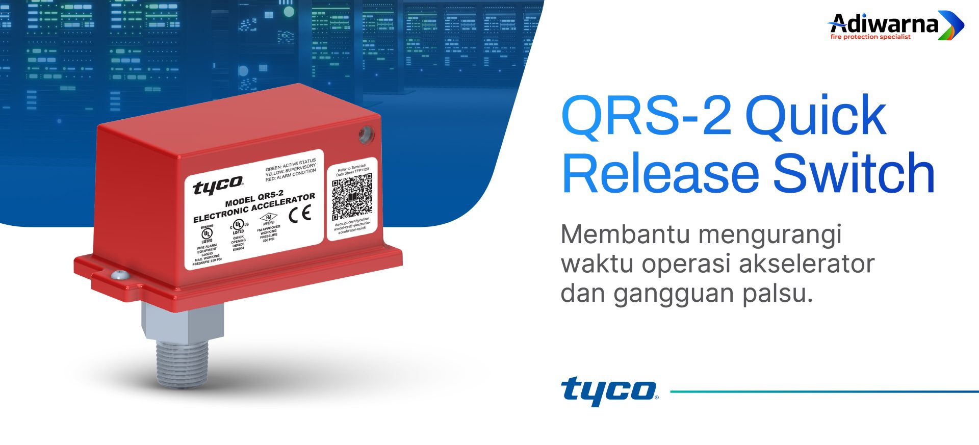 Sakelar Rilis Cepat Tyco QRS-2 Akselerator Elektronik-01