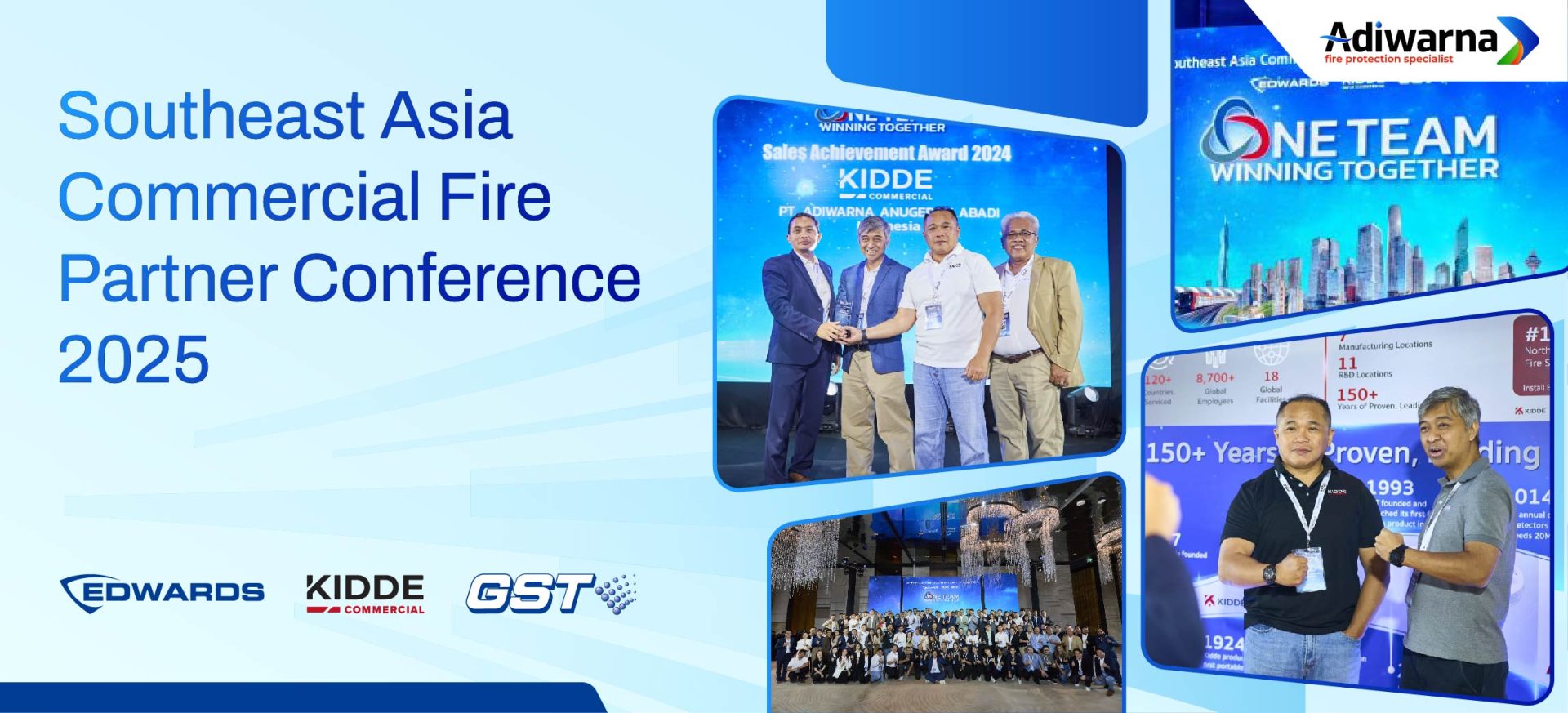 PT Adiwarna Anugerah Abadi Tbk di Kidde Commercial Southeast Asia Partner Conference 2025