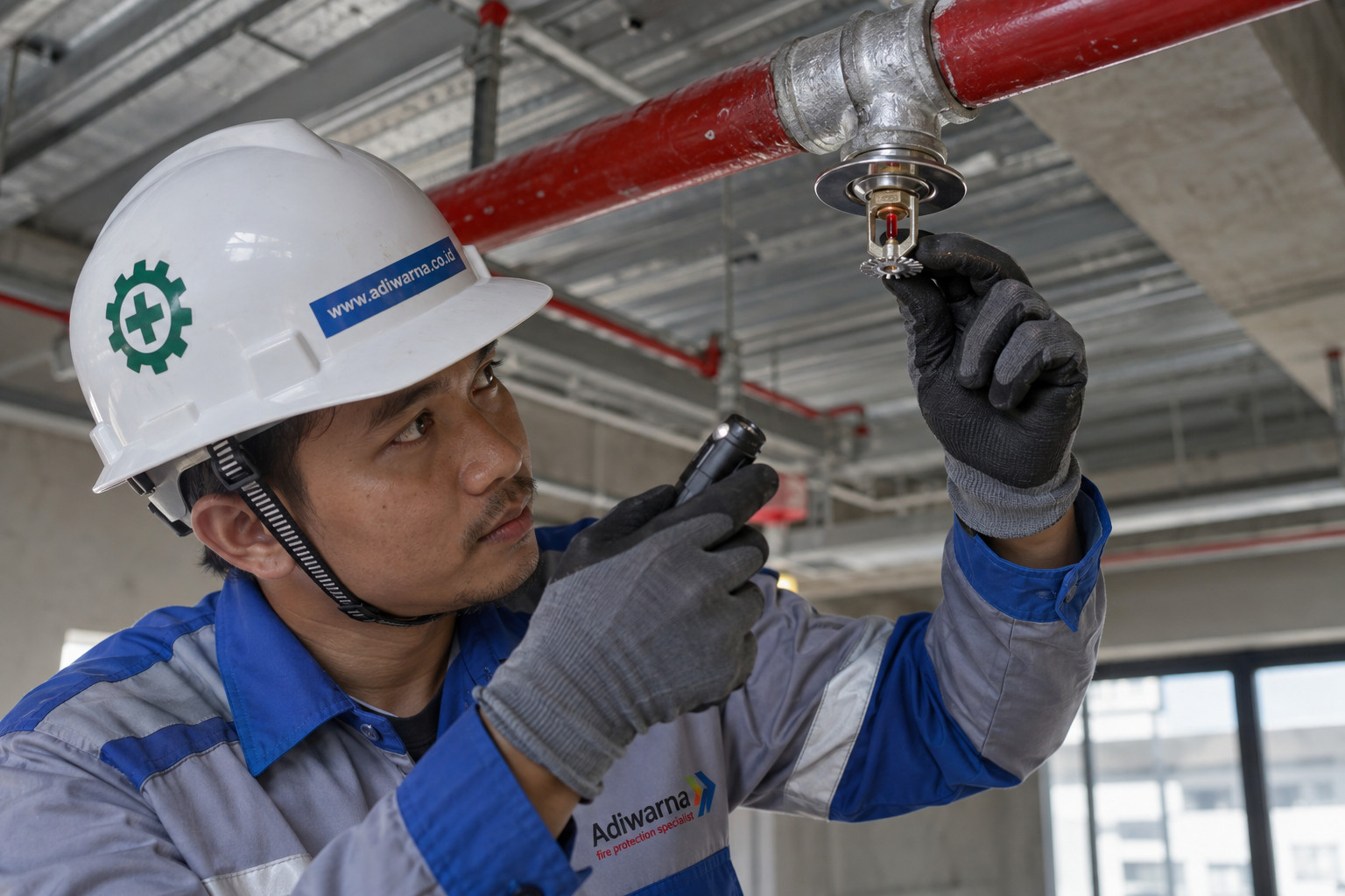 K Factor K Factor: Technical inspection of a sprinkler head, branch line, and component marking