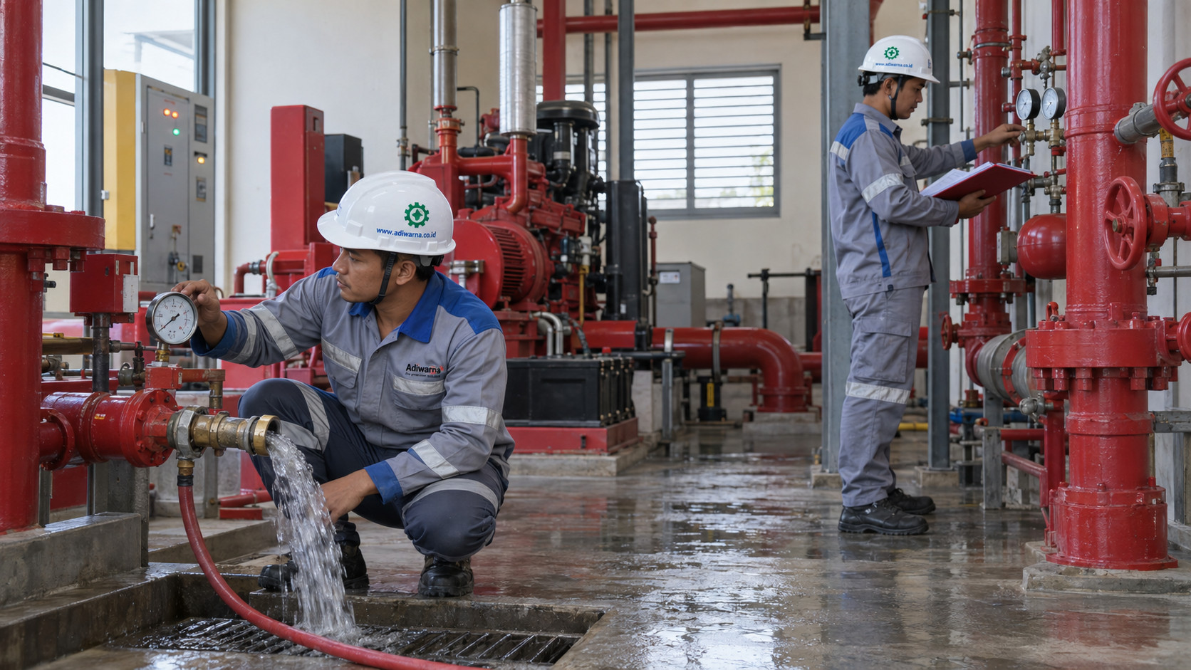 K Factor K Factor: Verifikasi flow dan pressure sistem sprinkler oleh teknisi Adiwarna