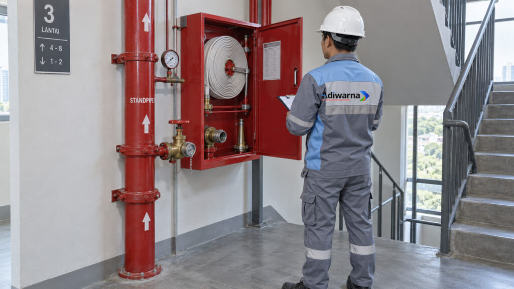 Standpipe Class: review riser, hose valve, gauge, dan cabinet