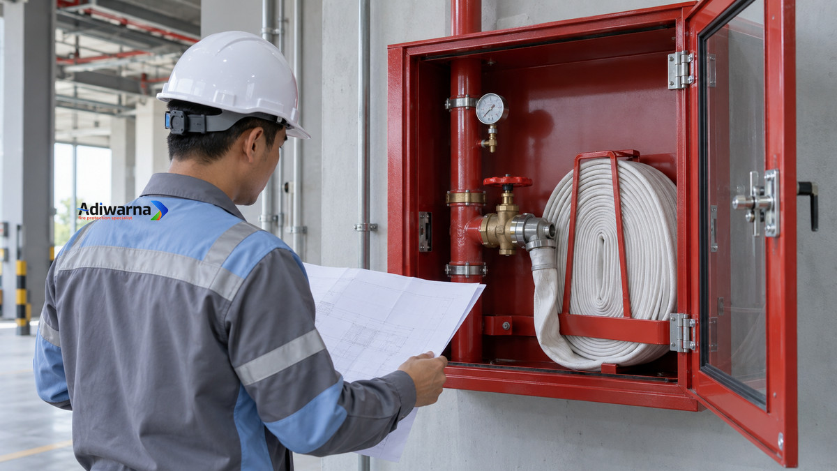 Standpipe Class Standpipe Class: pemeriksaan hose valve, riser, gauge, dan cabinet