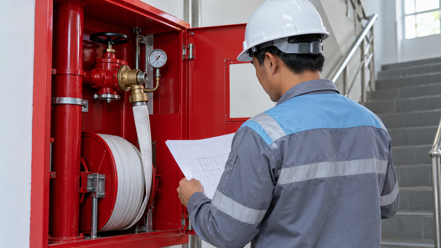 Standpipe Class Standpipe Class: pemeriksaan hose valve, gauge, riser, dan sambungan